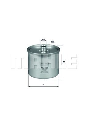 

Фильтр топливный KNECHT KL 468