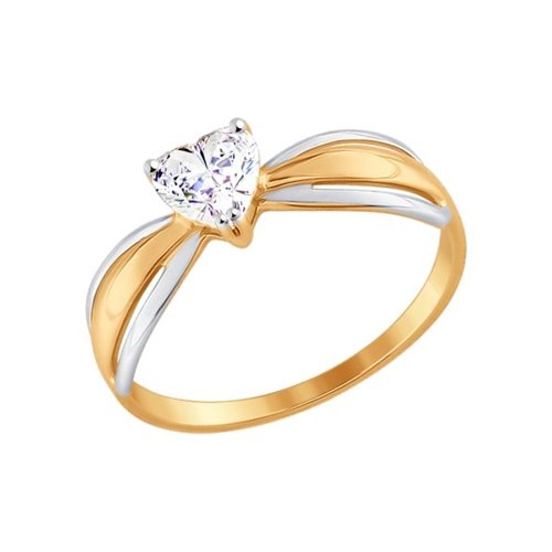 

Кольцо из золота р. 17 Golden Eagle 81010298, фианит Swarovski, 81010298