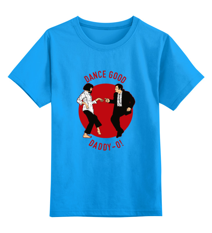 

Футболка детская Printio Dance good (pulp fiction) цв. голубой р. 104, Dance good (pulp fiction)