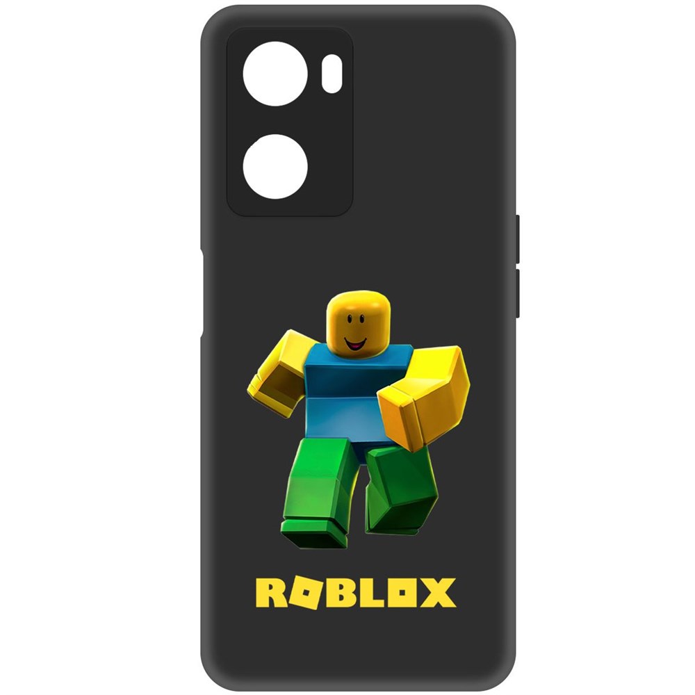 

Чехол-накладка Софт Roblox-Классический Нуб для Oppo A57, Черный