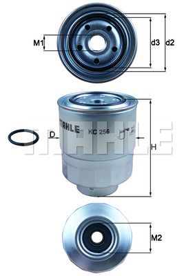 

Фильтр топливный KNECHT KC 256D