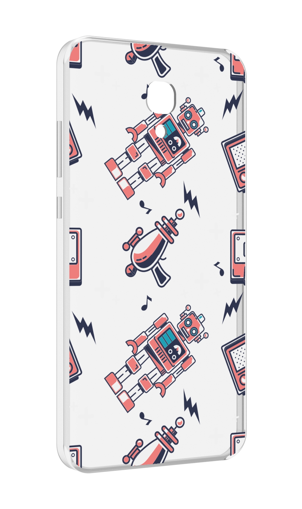 

Чехол MyPads мини-роботы для Meizu M6 (M711Q), Прозрачный, Tocco