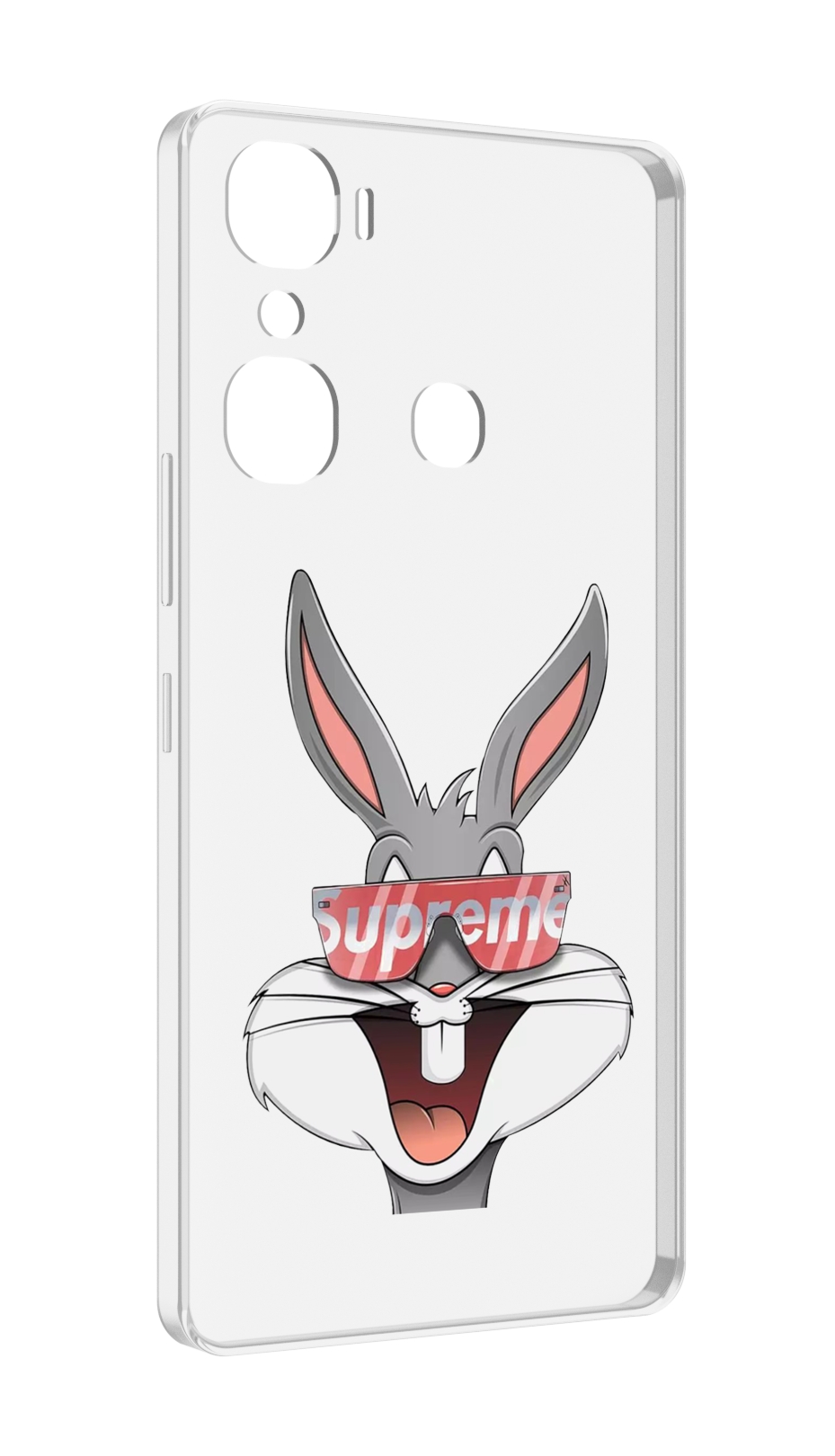 

Чехол MyPads крутой-заяц для Infinix Hot 12 Pro, Прозрачный, Tocco