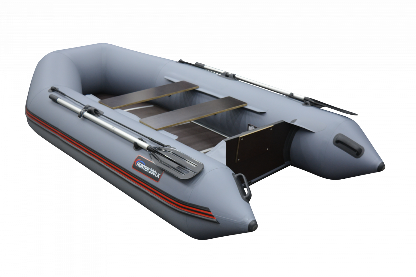 

Лодка рыболовная Hunterboat Хантер-290 ЛК, цв. серый, HUNTERBOAT
