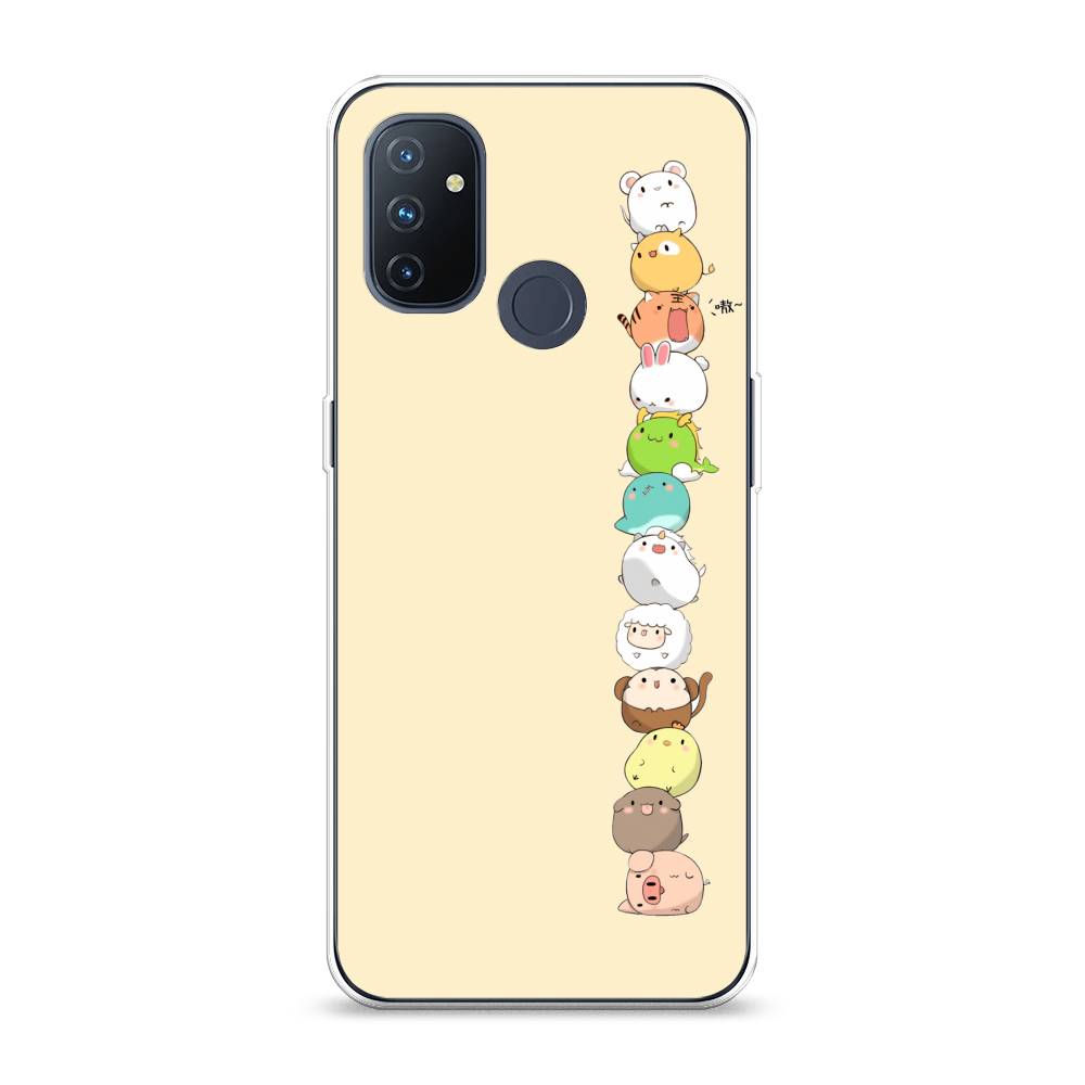 

Чехол Awog на OnePlus Nord N100 / ВанПлас Nord N100 "Питомцы Чиби", Желтый, 152450-2