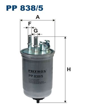 Фильтр топливный FILTRON PP838/5