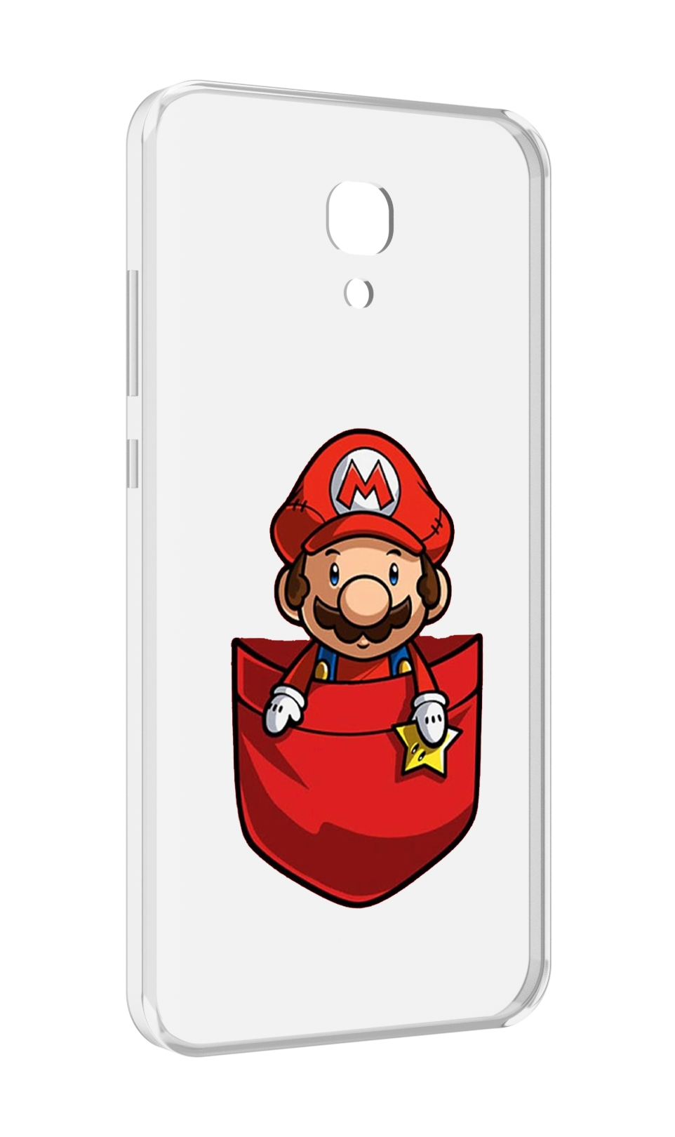 

Чехол MyPads марио в кармашке детский для Meizu M6 (M711Q), Прозрачный, Tocco