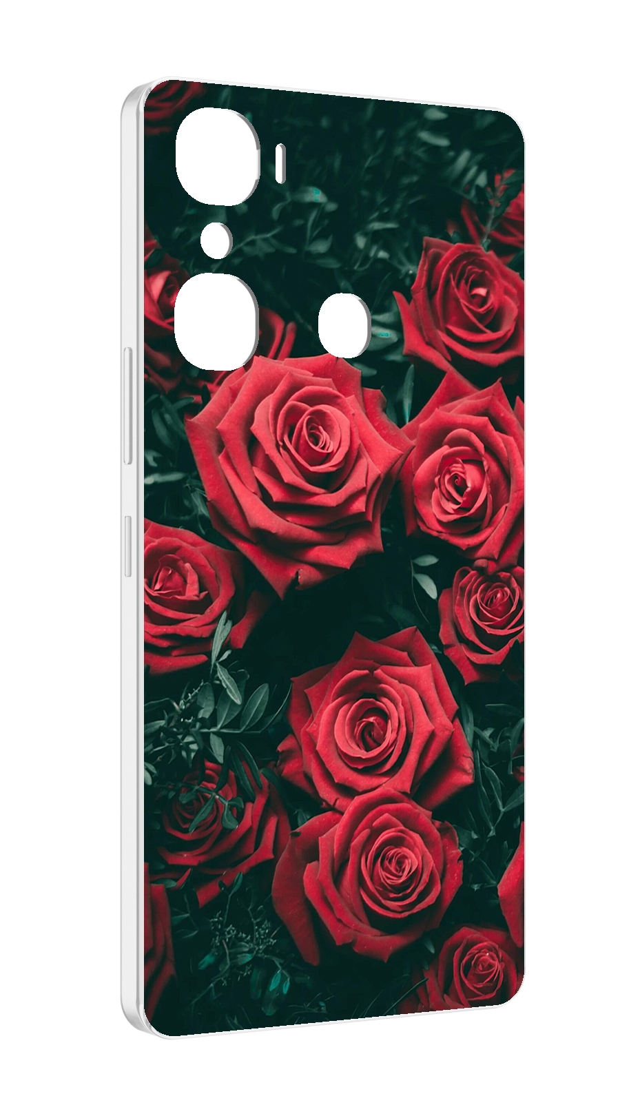 

Чехол MyPads красные-бархатные-розы для Infinix Hot 12 Pro, Прозрачный, Tocco