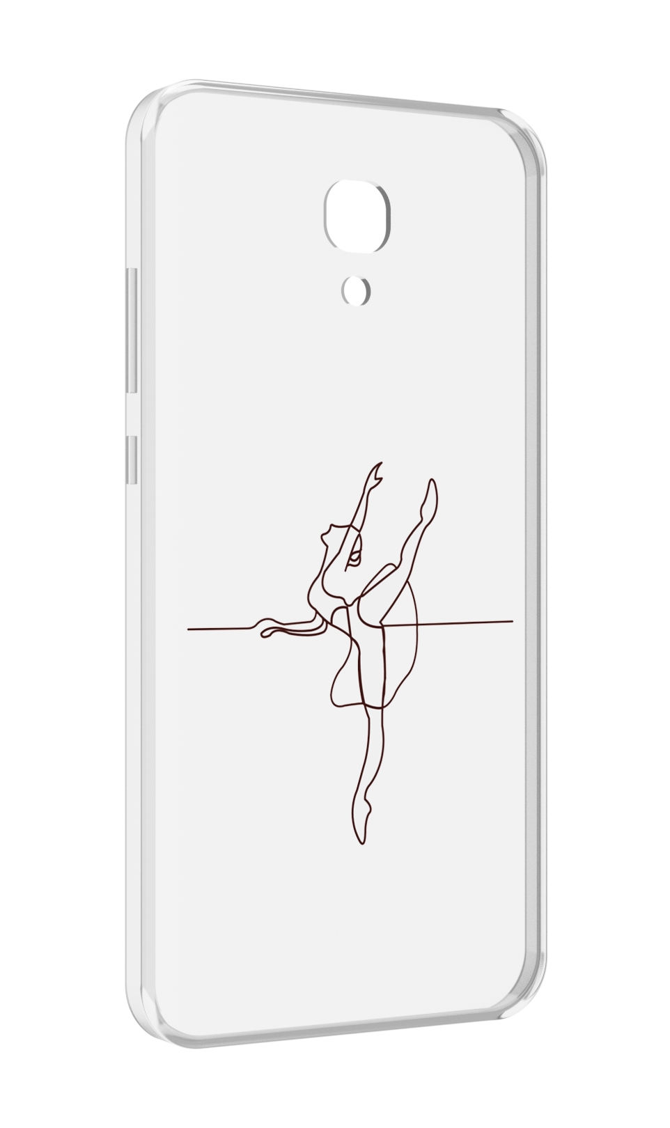 

Чехол MyPads маленькая-баллерина для Meizu M6 (M711Q), Прозрачный, Tocco