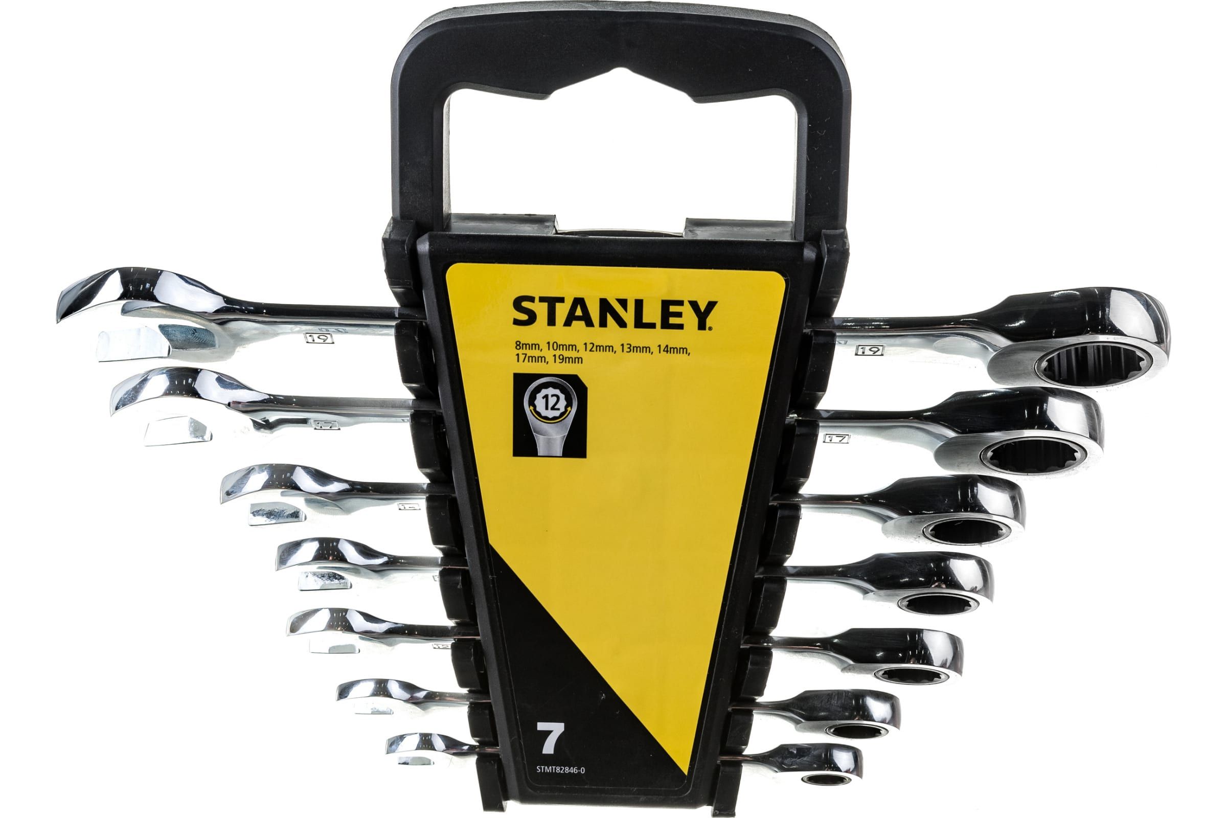 

Stanley НАБОР ИЗ 7-МИ КОМБИНИРОВАННЫХ КЛЮЧЕЙ С ХРАП.МЕХ. STMT82846-0
