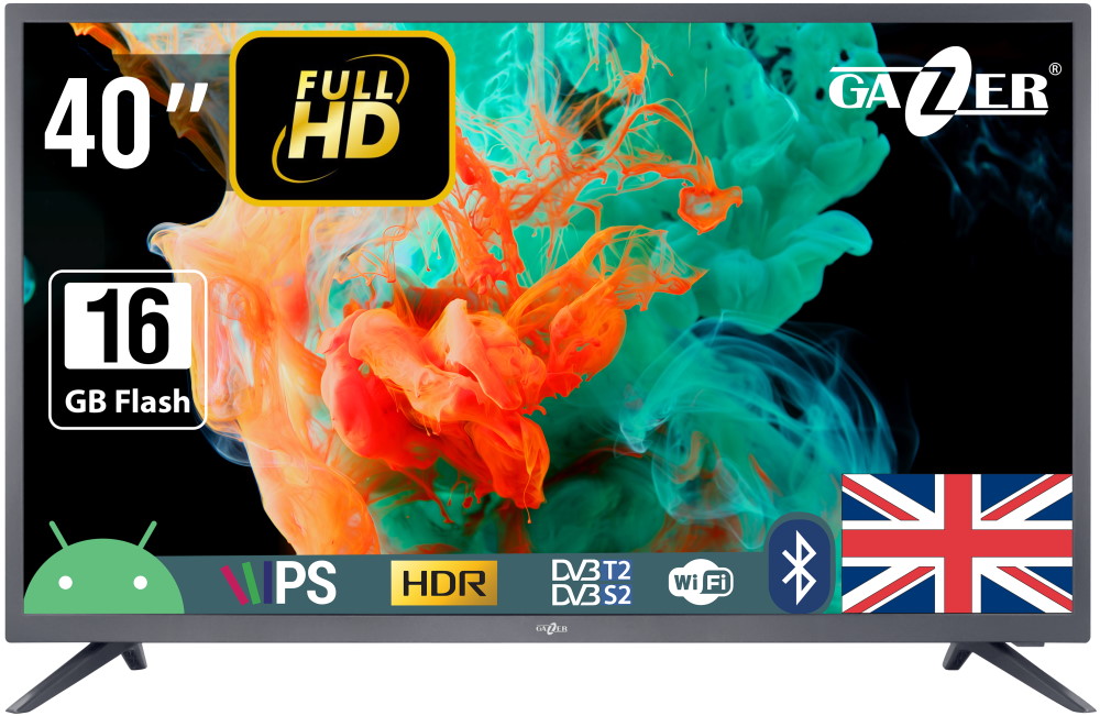 фото Led телевизор full hd gazer tv40-fs2g