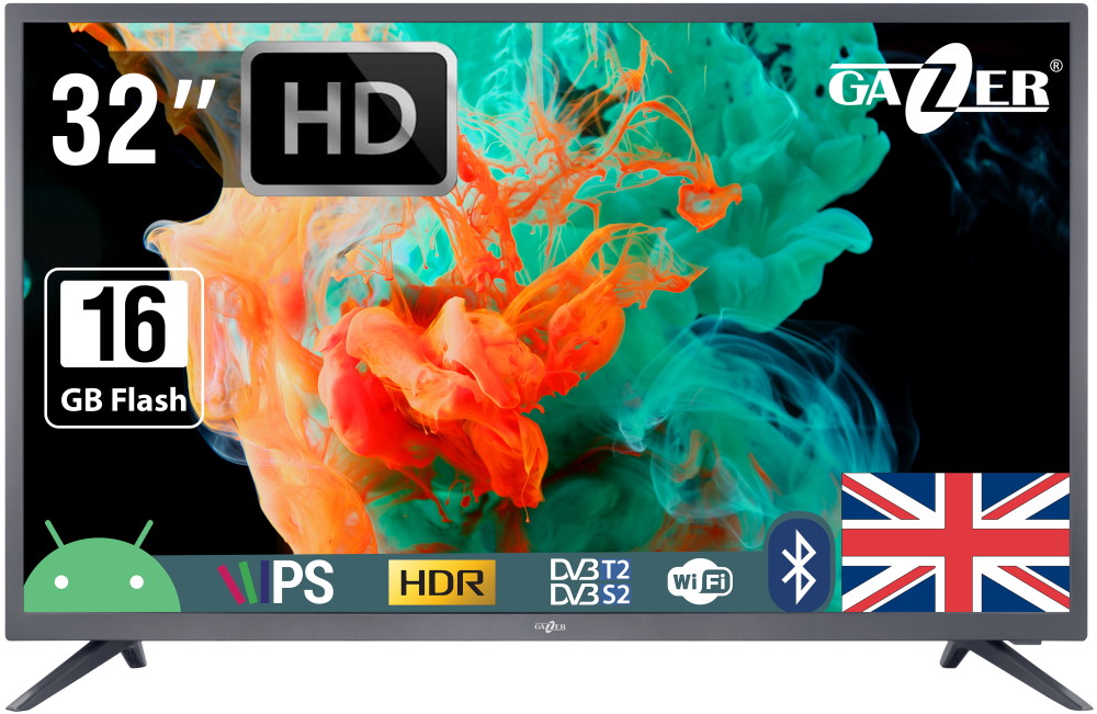 фото Led телевизор full hd gazer tv32-hs2g