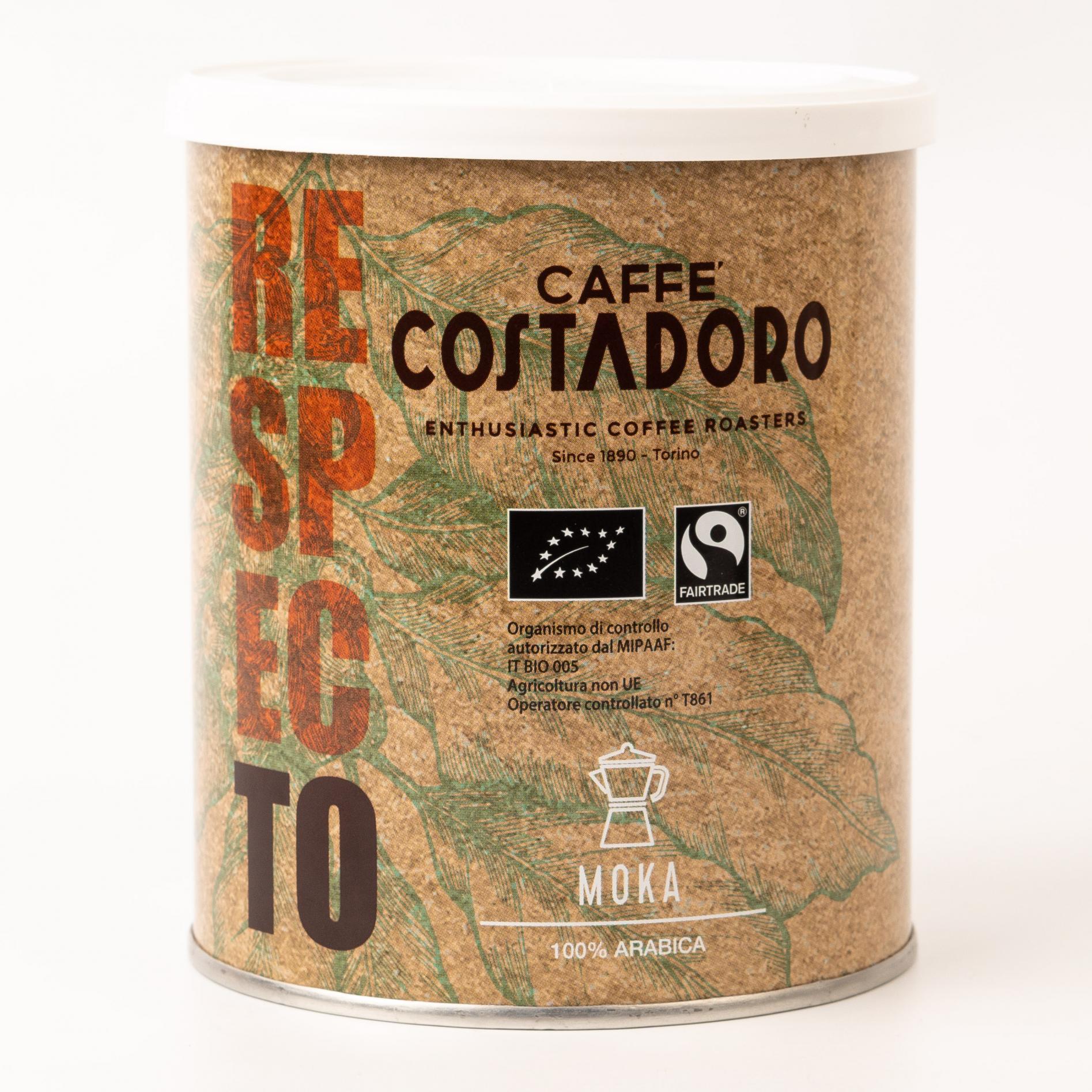Кофе жареный молотый , Caffe`Costadoro Respecto Moka - 250 г