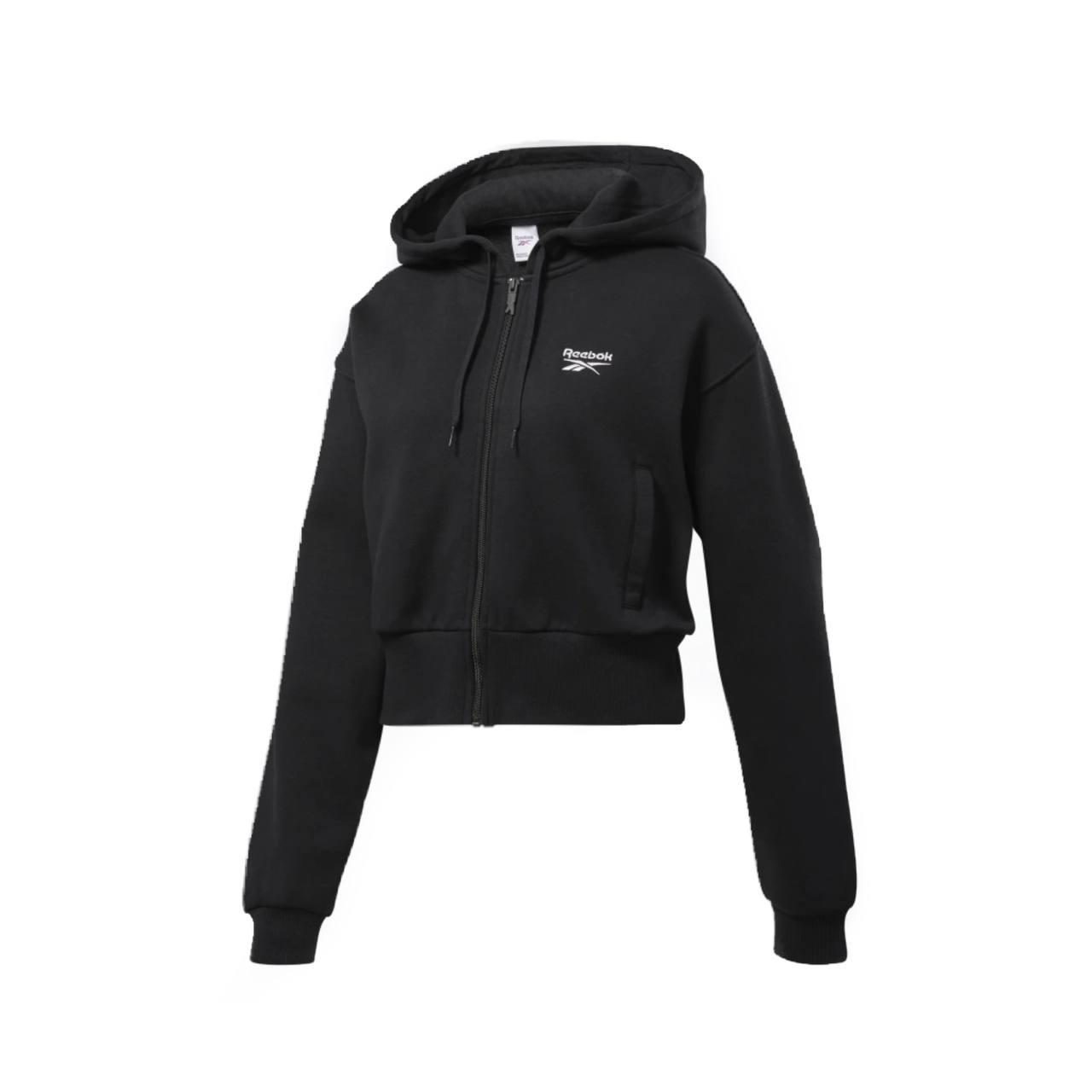 

Толстовка женская Reebok FT6318 черная M, Черный, FT6318