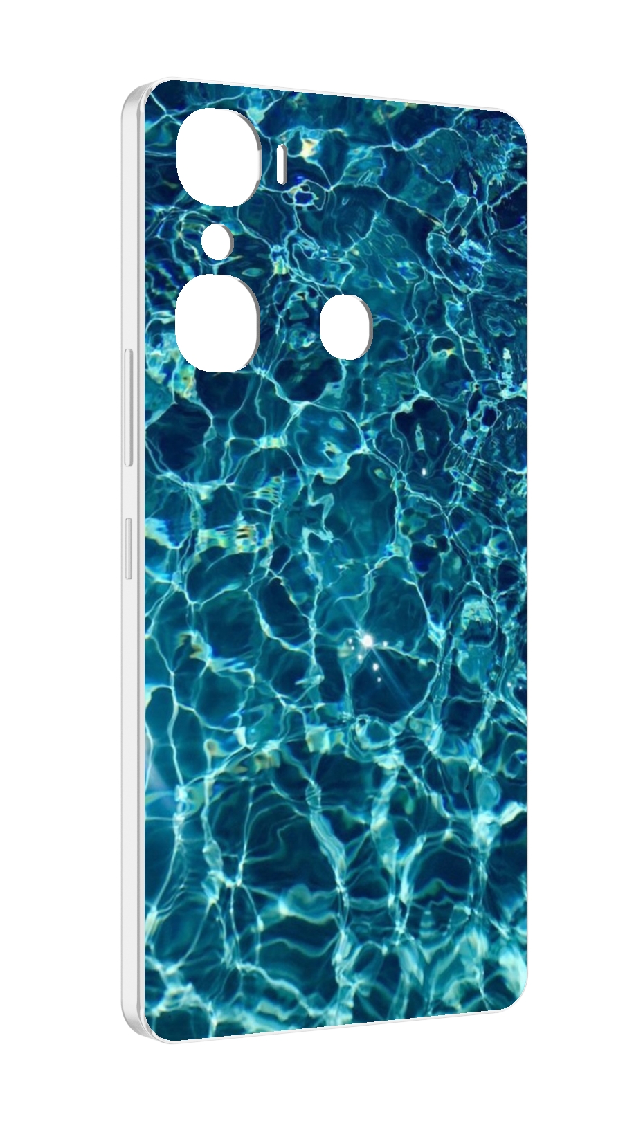 

Чехол MyPads красивая голубая вода для Infinix Hot 12 Pro, Прозрачный, Tocco