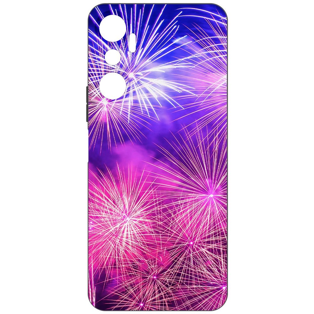 

Чехол-накладка Софт Салют для Infinix Hot 20, Черный