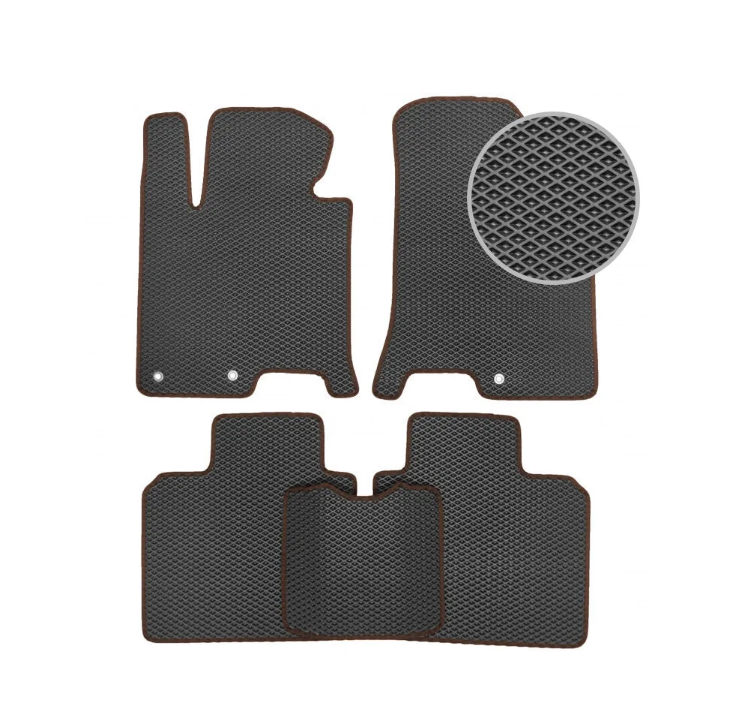 

EVA коврики для Ford Focus I 1999-2005 седан ViceCar CAM13005R коричневый, Focus