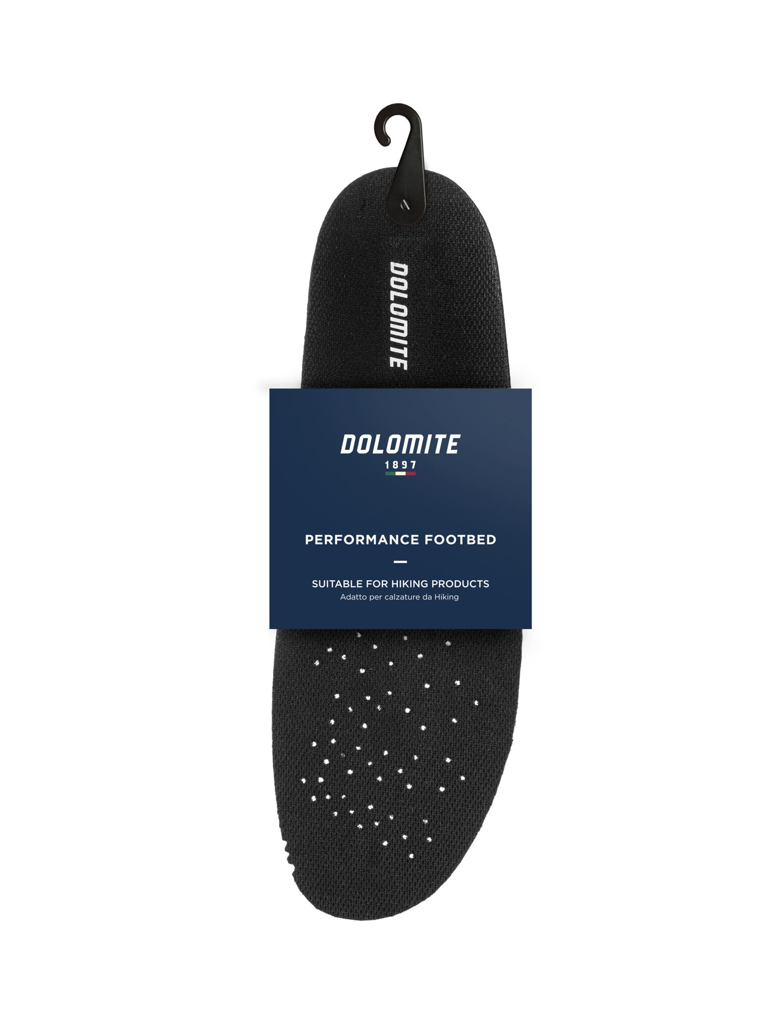 Стельки унисекс Dolomite Performance Footbed черные 3 UK