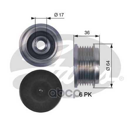Обгонный шкив генератора Gates OAP7131