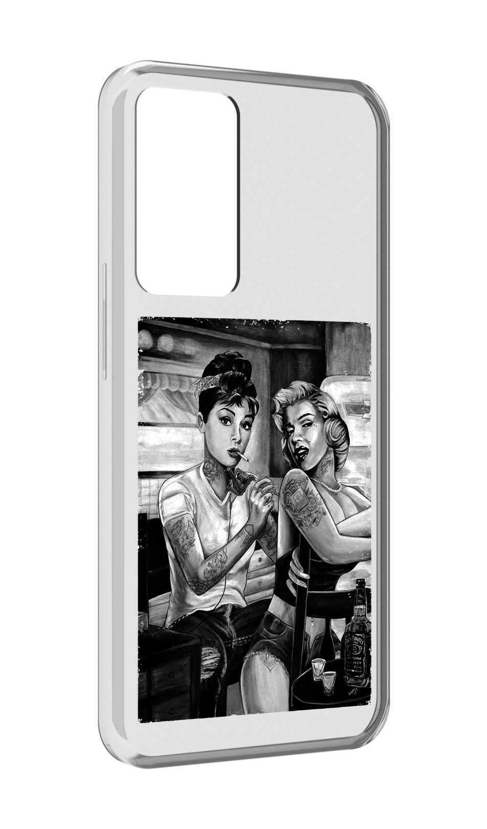 

Чехол MyPads тату мастер для OPPO Reno 8 Lite, Прозрачный, Tocco