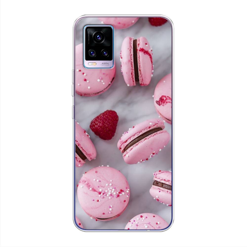 

Чехол Awog на Vivo V20 "Макарони с малиной", Разноцветный, 263350-10