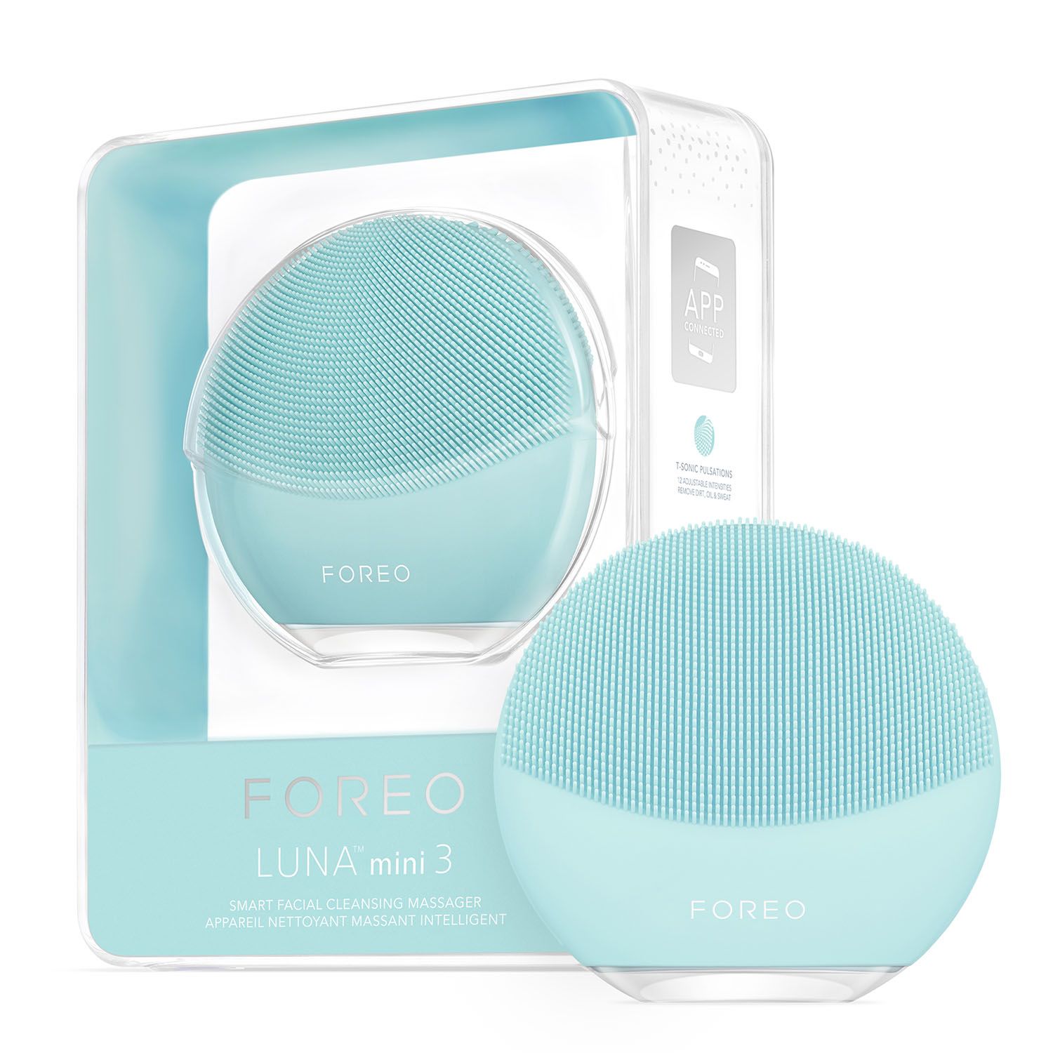 

Щетка для умывани Foreo luna 3 mini Mint, Голубой, LUNA mini 3