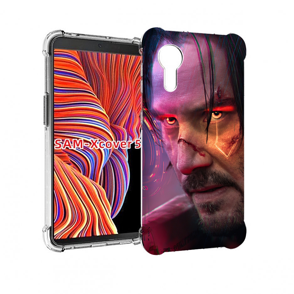 

Чехол MyPads cyberpunk 2077 Джонни Сильверхенд для Samsung Galaxy Xcover 5, Прозрачный, Tocco