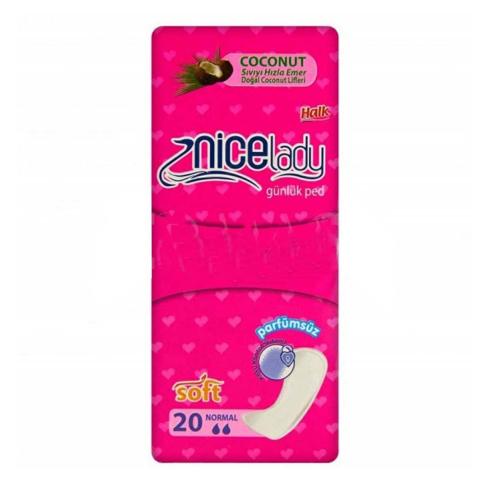 

Прокладки ежедневные Nicelady Normal soft 20 шт, Белый