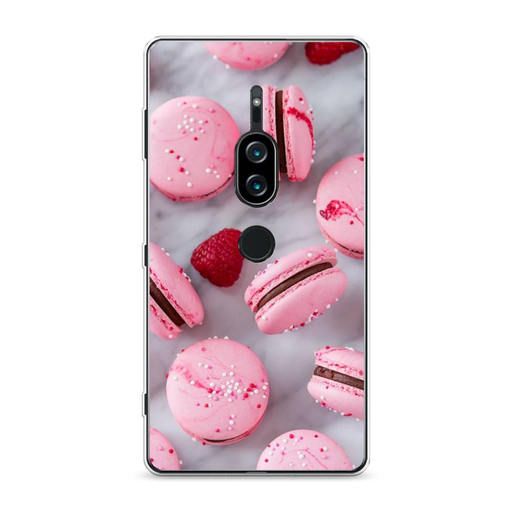 

Силиконовый чехол "Макарони с малиной" на Sony Xperia XZ2 Premium, 53350-10