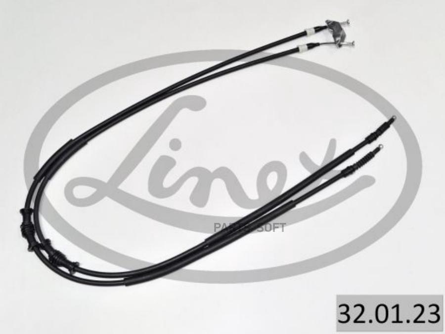 

LINEX 32.01.23 Трос стояночного тормоза OPEL ASTRA G , ZAFIRA ALL MODELS-T.T.BRK DISC-DISC