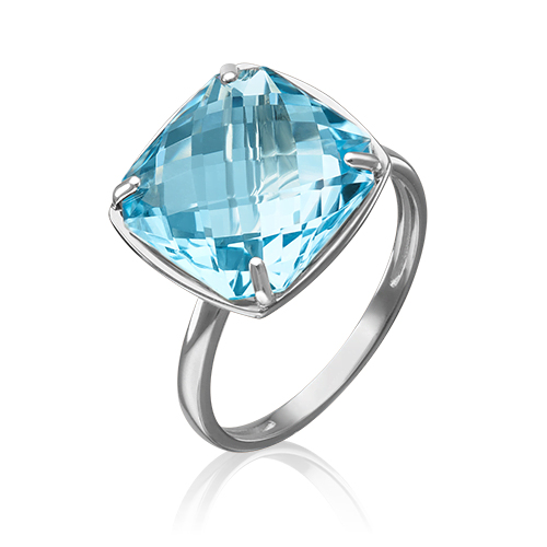 

Кольцо из белого золота с топазом р. 19,5 PLATINA jewelry 01-5313-00-201-1120-46, 01-5313-00-201-1120-46