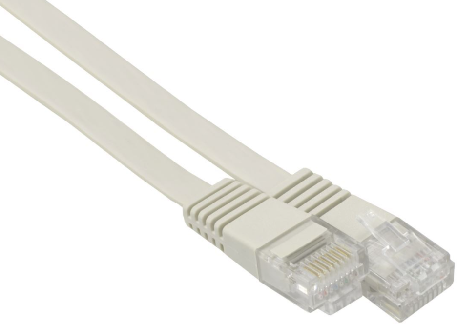 

Патч-корд RIPO RJ45 вилка - RJ45 вилка RJ 45 5м 003-300142, Белый, UTP4 Cat 6, RJ45-RJ45