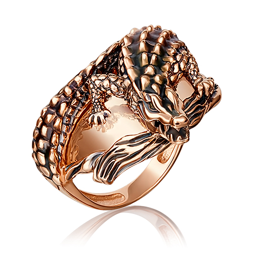 

Кольцо из красного золота с эмалью р. 17 PLATINA jewelry 01-5205-00-000-1110-59, 01-5205-00-000-1110-59