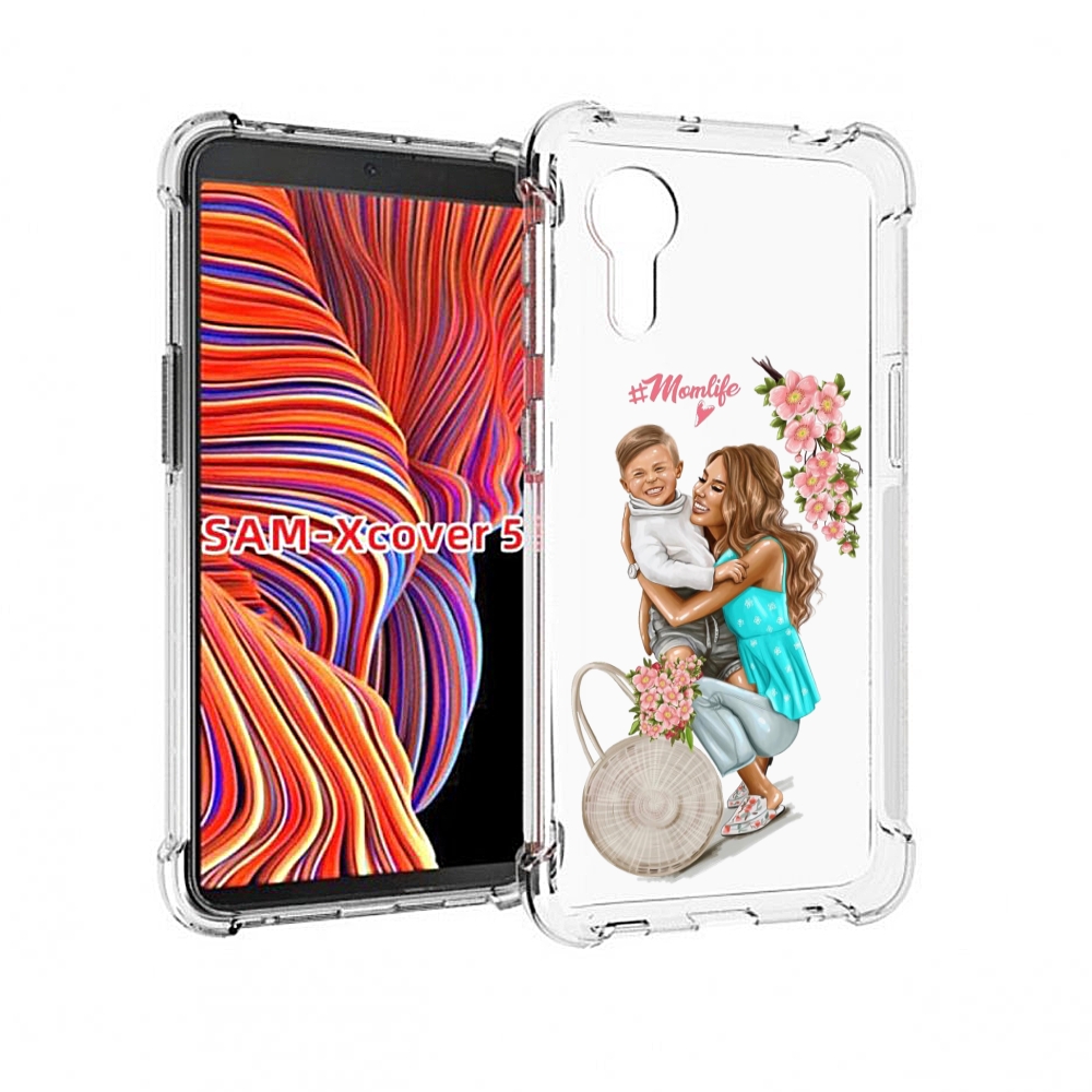 

Чехол MyPads Momlife для Samsung Galaxy Xcover 5, Прозрачный, Tocco