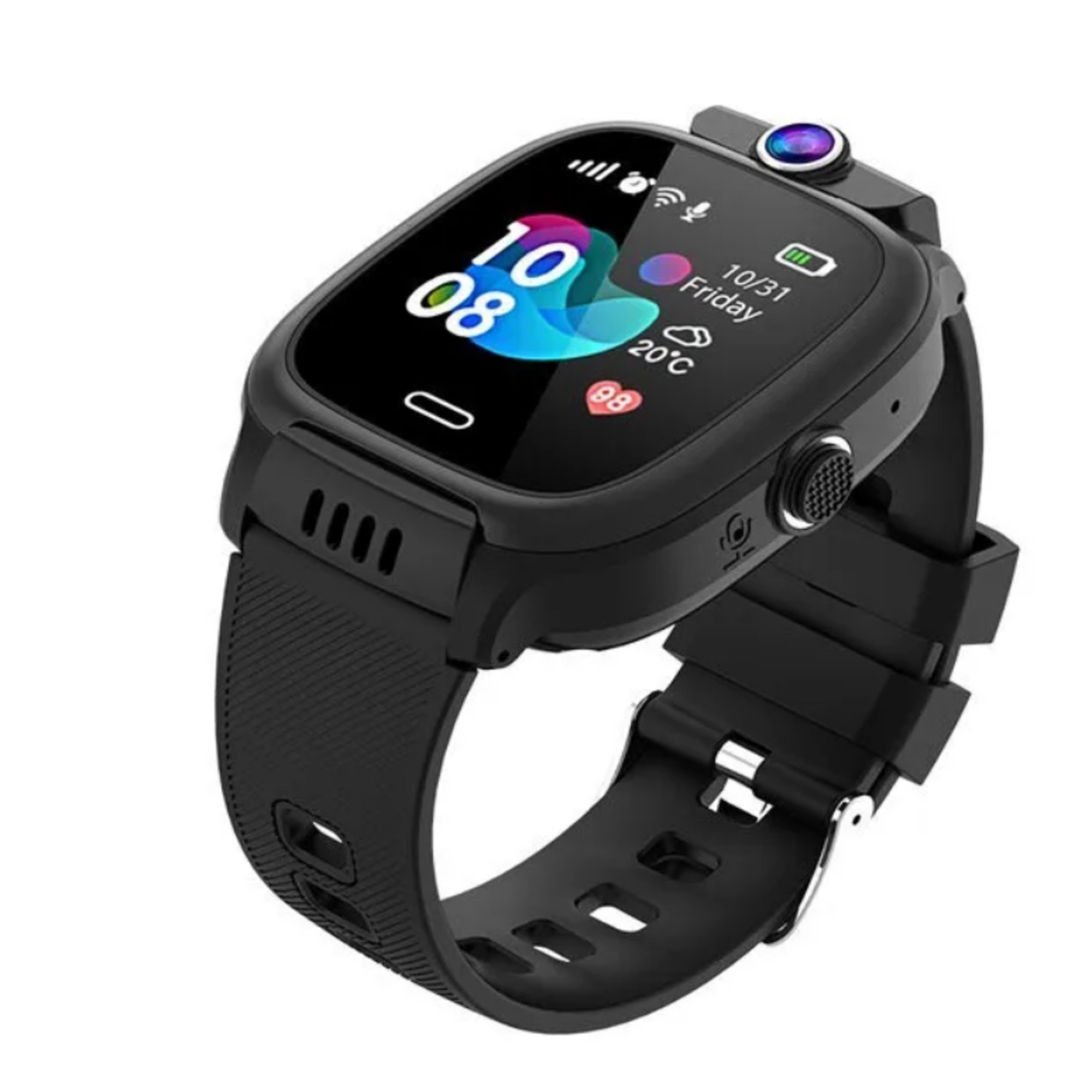 фото Детские умные часы smart baby watch y31 черный айсотка