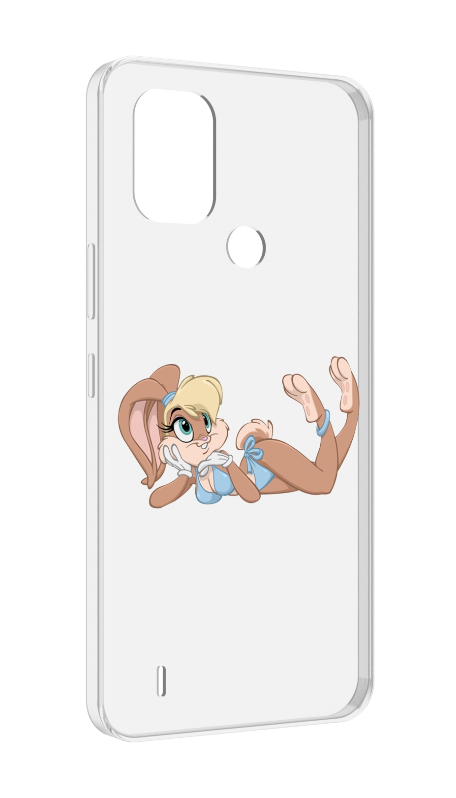 

Чехол MyPads зайка-в-купальнике для Nokia C31, Прозрачный, Tocco