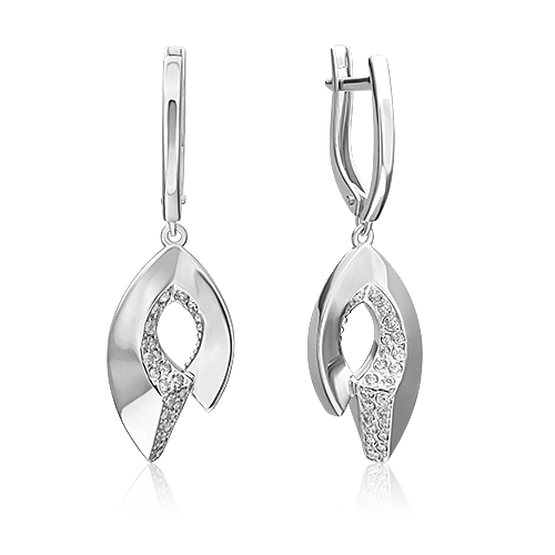 

Серьги из серебра с фианитом PLATINA jewelry 02-5076-00-401-0200, 02-5076-00-401-0200