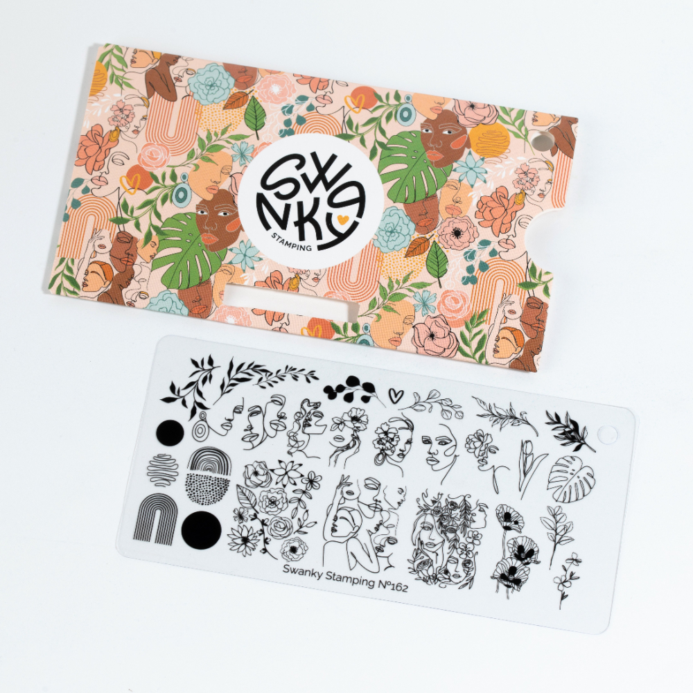 

Пластина для стемпинга Swanky Stamping №162, Черный