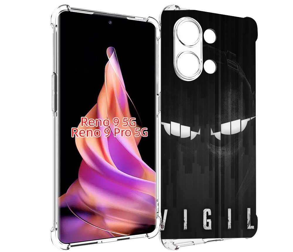 

Чехол MyPads глаза-в-ночи для Oppo Reno 9/Reno 9 Pro, Прозрачный, Tocco