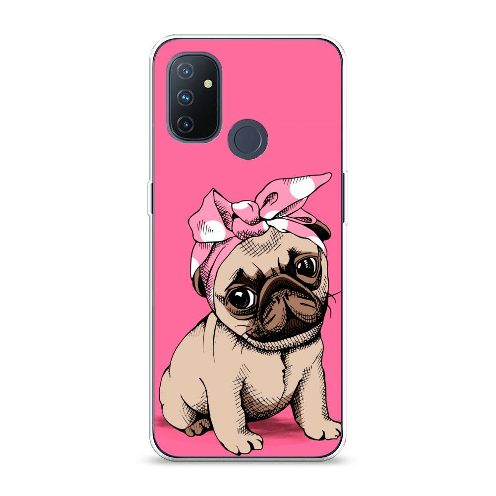 

Чехол Awog на OnePlus Nord N100 / ВанПлас Nord N100 "Dog Pin-Up", Розовый;бежевый, 152450-2