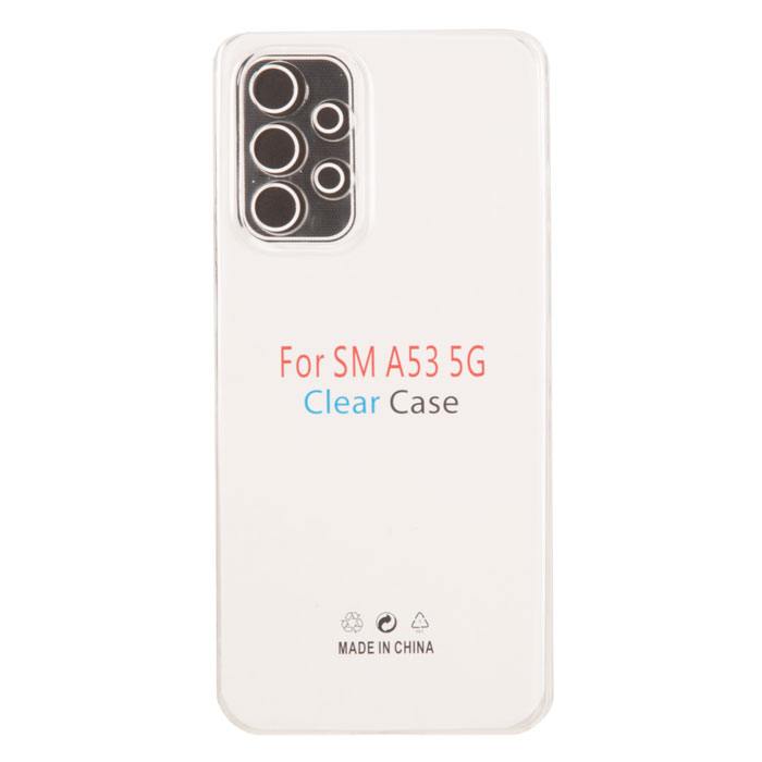 фото Чехол clear case rocknparts для samsung galaxy a53 прозрачный силикон, техпак