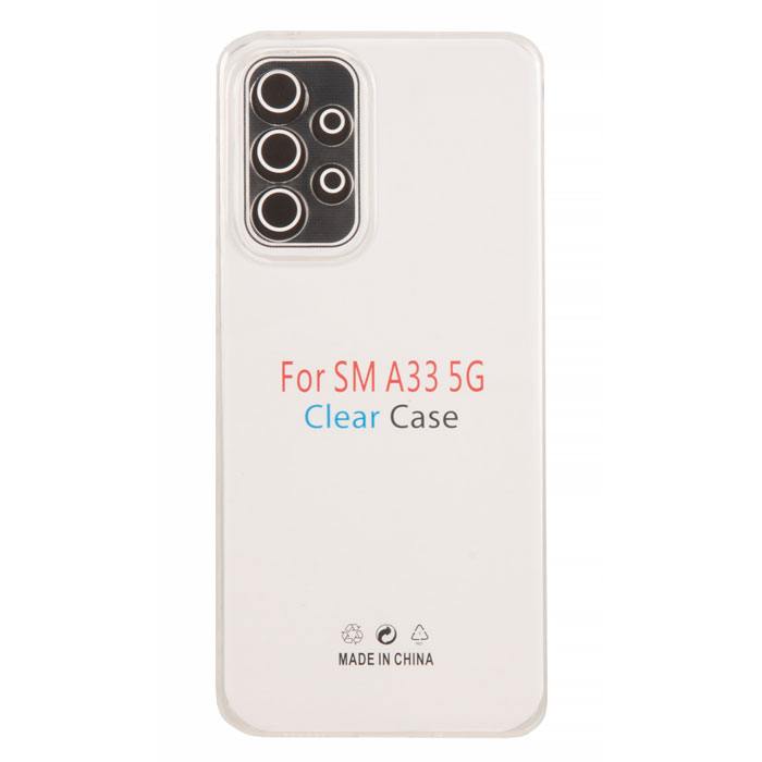 

Чехол Clear Case Rocknparts для Samsung Galaxy A33 прозрачный силикон, техпак