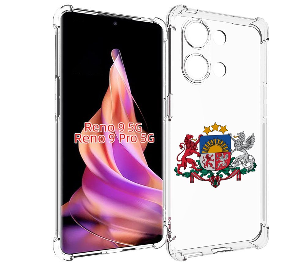 

Чехол MyPads герб-латвии для Oppo Reno 9/Reno 9 Pro, Прозрачный, Tocco