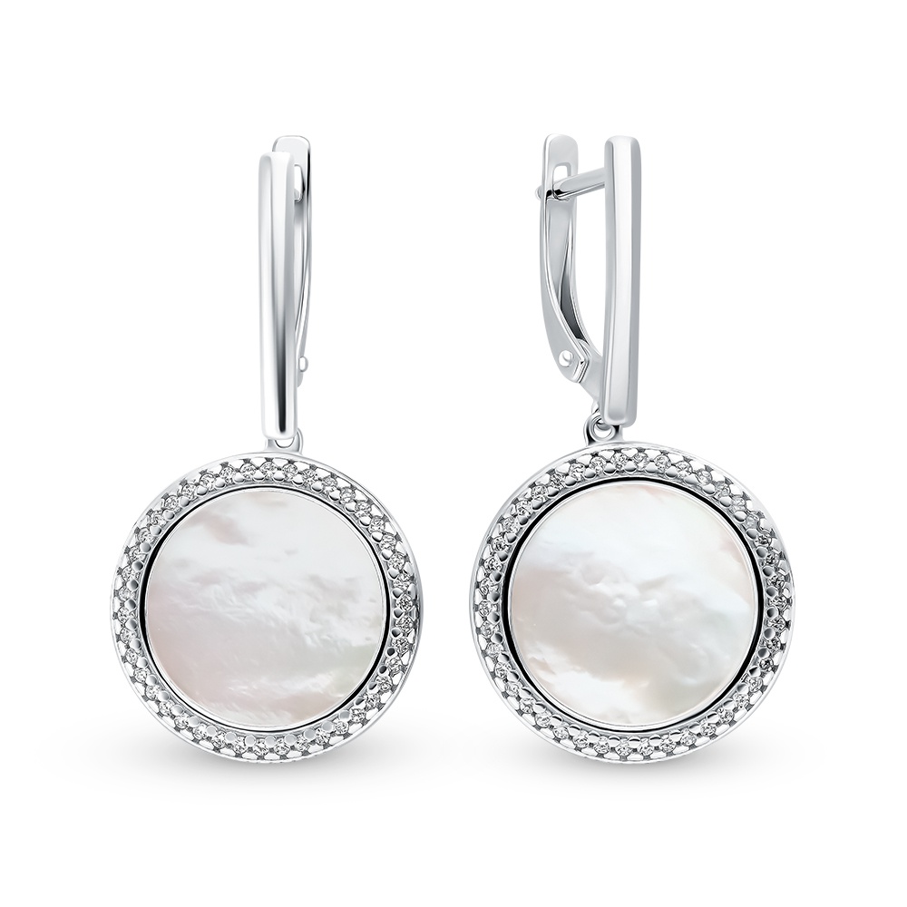 

Серьги из серебра с перламутром 585Gold 702008836, 702008836