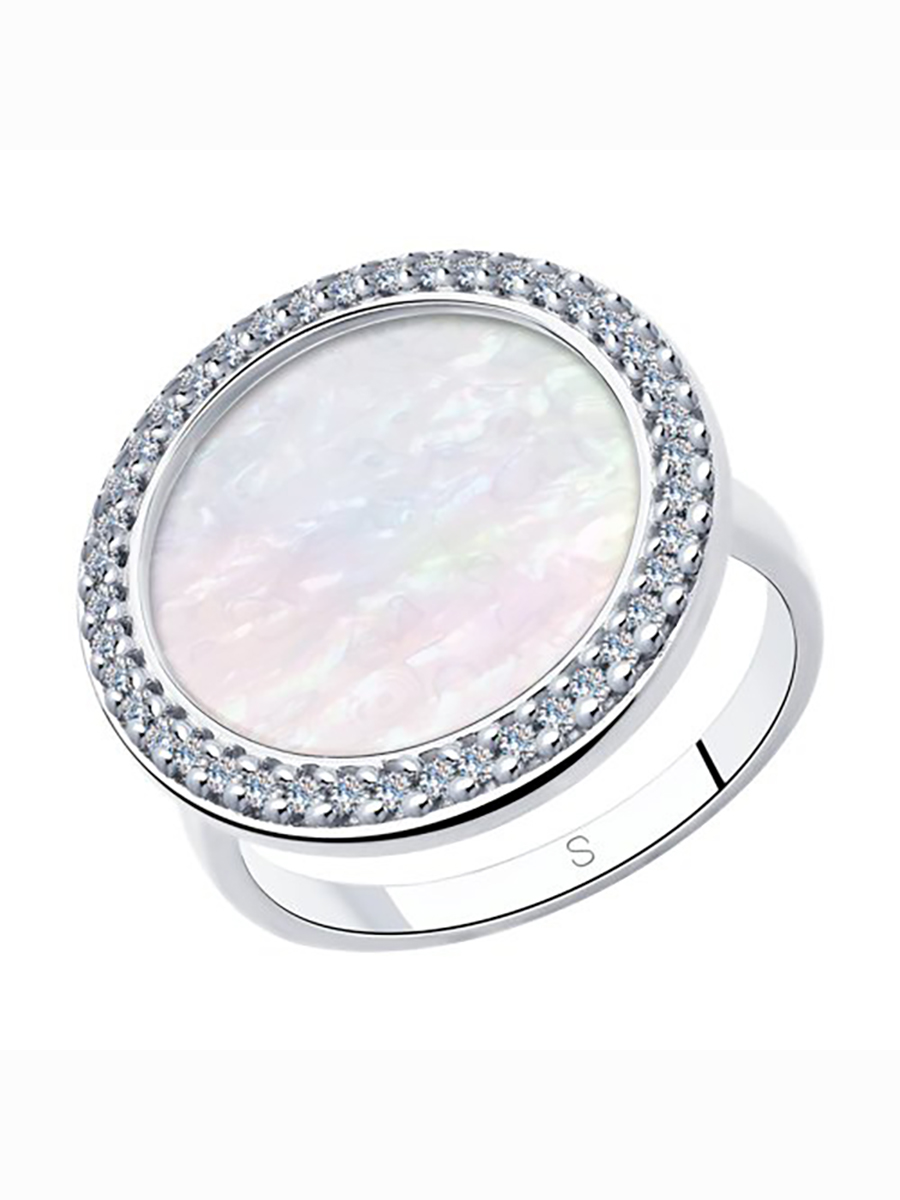 

Кольцо из серебра р.  585Gold 701010423, перламутр, 701010423
