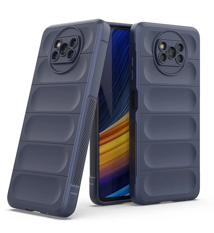 

Противоударный чехол Flexible Case для Xiaomi Poco X3 Pro / X3 NFC, Синий