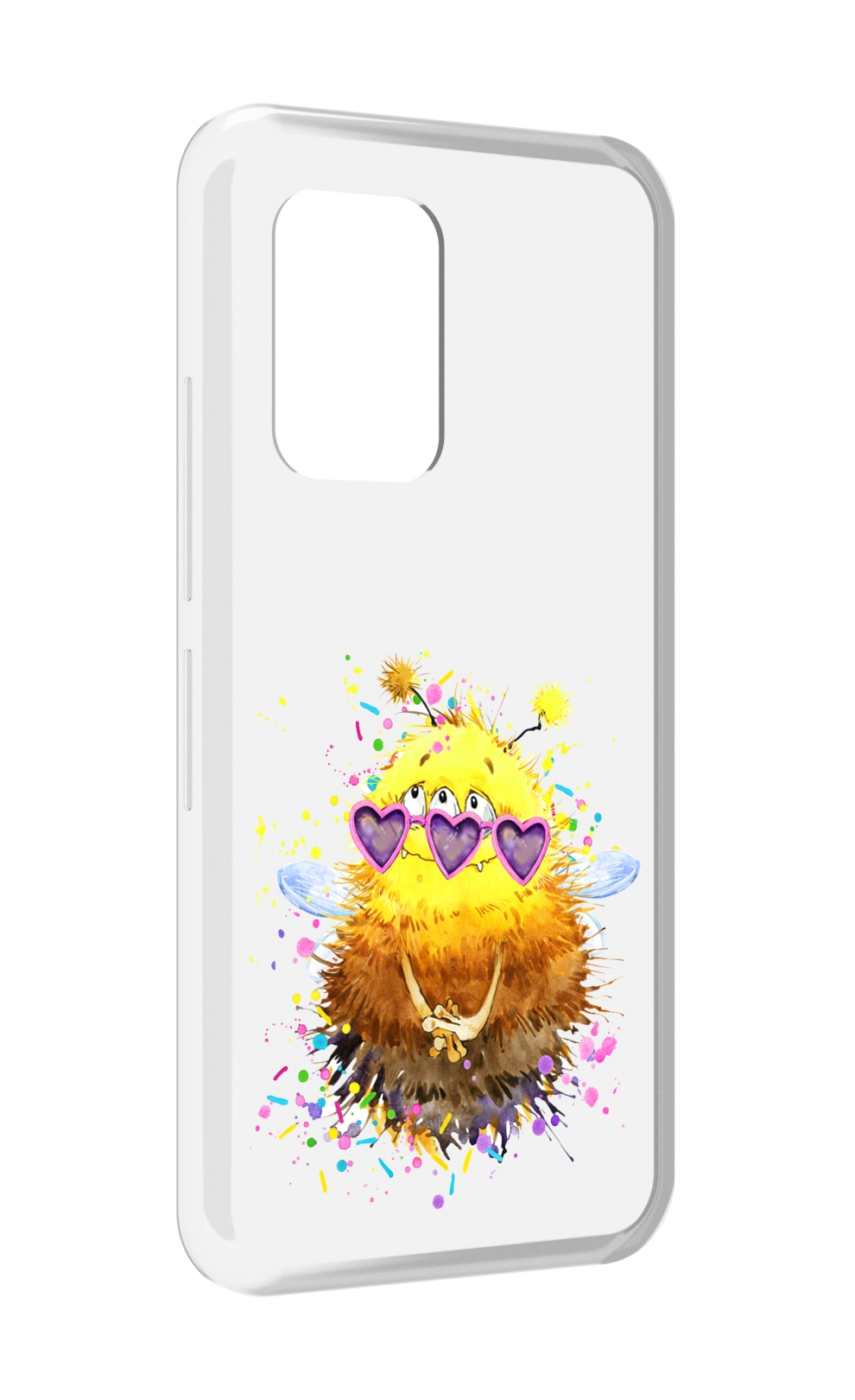 

Чехол MyPads Пушитый шмель для UMIDIGI Bison GT, Прозрачный, Tocco