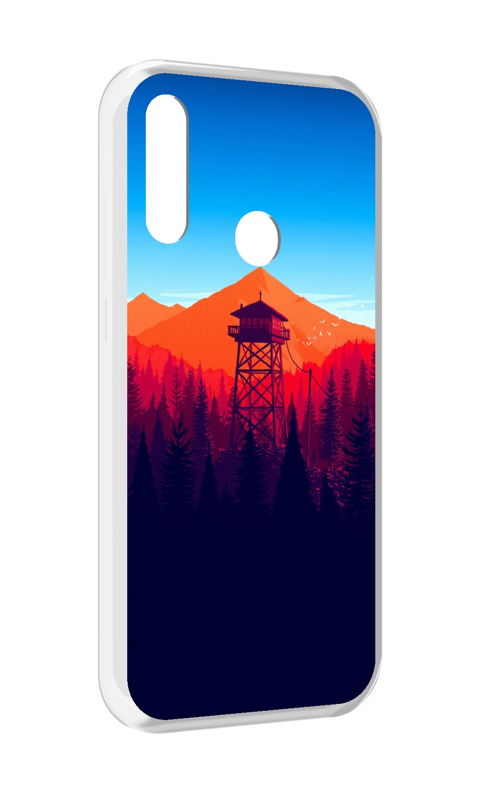 

Чехол MyPads лес с оранжевыми горами для Lenovo Z6 Pro Youth Edition / Z6 Pro Lite, Прозрачный, Tocco