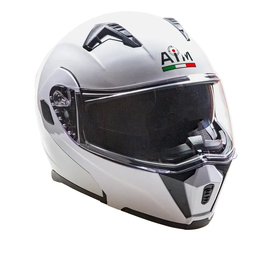 

Шлем AiM JK906 White Glossy, Белый, JK906