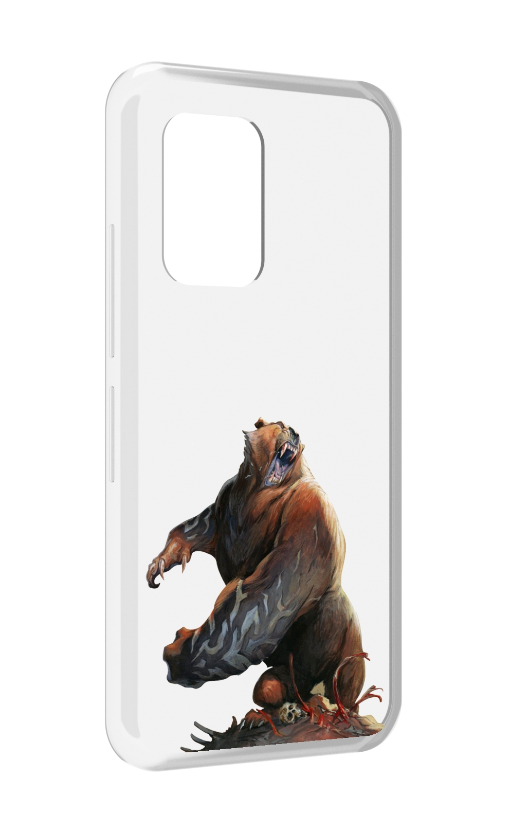 

Чехол MyPads Медведь-жестокий для UMIDIGI Bison GT, Прозрачный, Tocco
